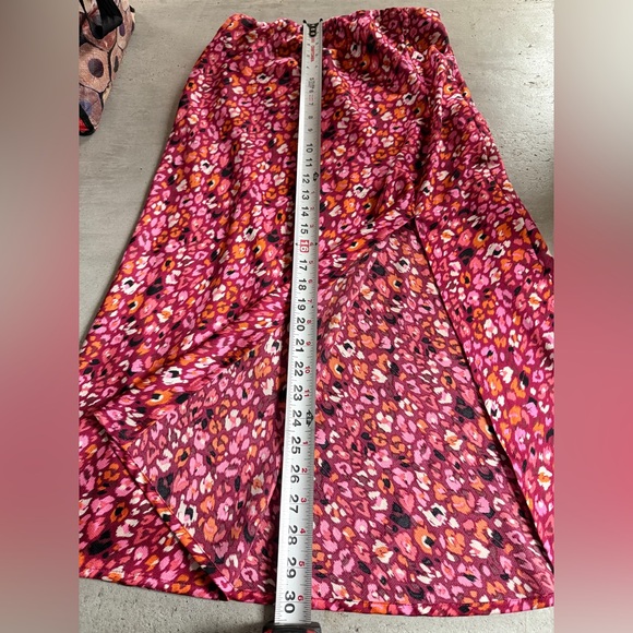 Floral Pink Women's Skirt - Picture 4 of 5